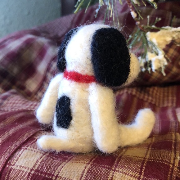Needle Felted Snoopy and Woodstock - Picture 2 of 7